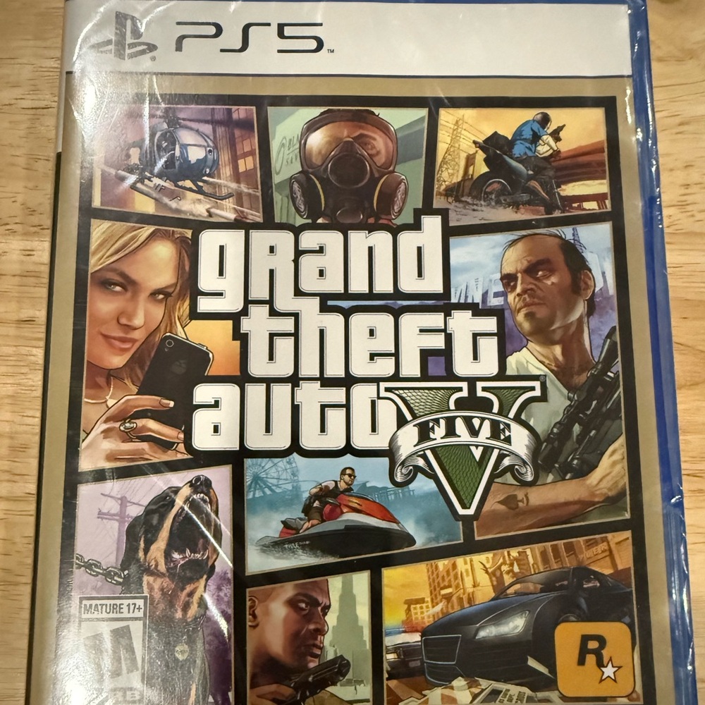 Grand Theft Auto V for PS5 - Blue Case